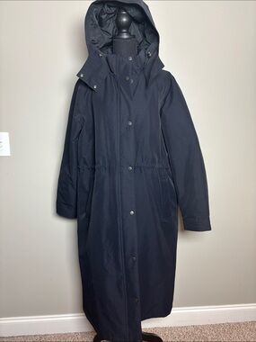 Lands' End Hooded Long Puffer Coat